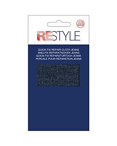 Restyle reparatiedoek jeans kl.000 zwart opstrijkbaar