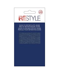 Restyle reparatiedoek jeans kl.210 blauw opstrijkbaar