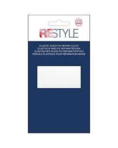 Restyle Elastisch Snelfix reparatiedoek kl.009 wit opstrijkbaar