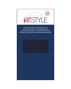 Restyle Elastisch Snelfix reparatiedoek kl.210 donkerblauw opstrijkbaar
