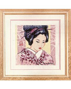 Borduurpakket kruissteek telwerk Yokohama Beauty Vervaco 
