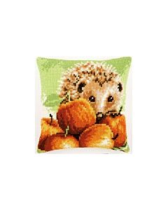 Borduurkussen Egel met appels kruissteek vervaco PN-0155865 