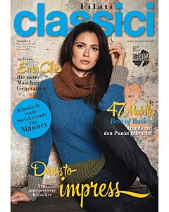 Breimagazine Filati Classici uitgave 6 winter/herfst 2014-2015 van Lana Grossa. 