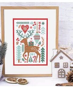 Borduurpakket nordic winter borduren van Dimensions  70-08991