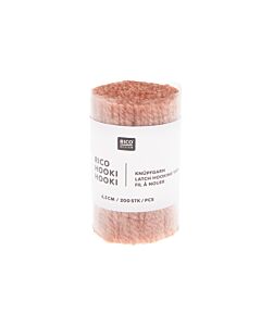 Rico design hooki hooki knoopgaren 6.5cm 100274 (oudroze)