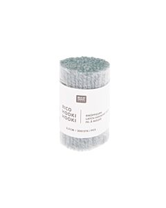Rico design hooki hooki knoopgaren 6.5cm 100289 (ijsblauw)