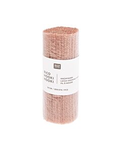 Rico design hooki hooki knoopgaren 10cm 100308 (poeder roze)