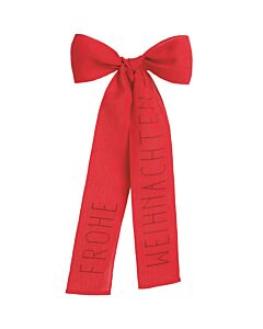 Rico Design borduurpakket strik 'Schleife Frohe Weihnachten' 100372 telpatroon