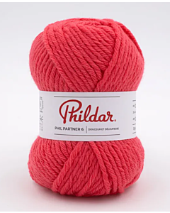 Phildar Partner 6 wol kleur grenadine 37