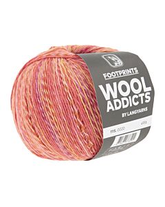 Lang Yarns Footprints Wool Addicts kl.17 4-draads sokkenwol