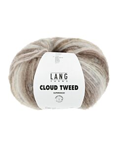 Lang Yarns Cloud Tweed kleur 12 (rood/paars, gestippeld)