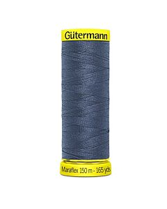 Gütermann Maraflex kleur 112 jeans blauw is een elastisch naaigaren