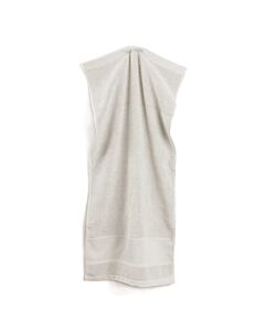 Rico Design beige handdoek met aida rand 141023