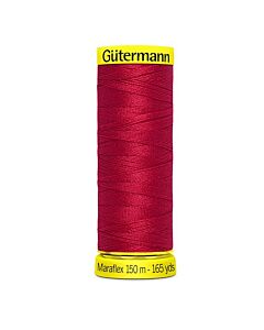 Gütermann Maraflex kleur 46 robijn rood is een elastisch naaigaren 