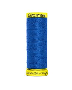 Gütermann Maraflex kleur 112 jeans blauw is een elastisch naaigaren