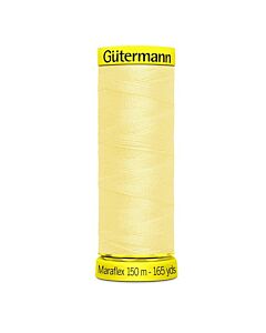 Gütermann Maraflex kleur 802 off white is een elastisch naaigaren