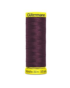 Gütermann Maraflex kleur 46 robijn rood is een elastisch naaigaren 