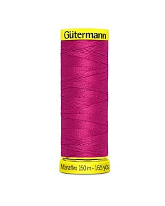 Gütermann Maraflex kleur 46 robijn rood is een elastisch naaigaren 