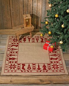 Permin borduurpakket kerstkleed kerstsfeer 45-6224 telpatroon