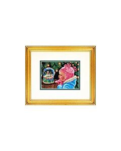 Borduurpakket Kerstwensen - Christmas Wishes van dimensions gold collection