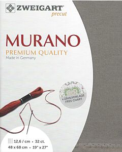 Borduurstof Murano 32counts/12.6 draadjes per cm kleur 7025 bruin van Zweigart