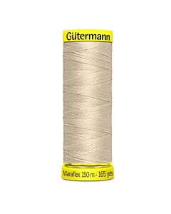 Gütermann Maraflex kleur 802 off white is een elastisch naaigaren