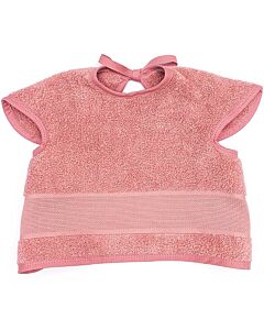 Baby slab met mouwtjes en aida rand om te borduren donker roze Rico Design 740272.76