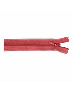 Blinde rits 40cm kl.725 rood