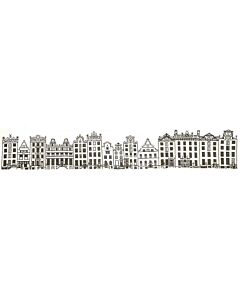 Borduurpakket city street Amsterdam van Thea Gouverneur aida