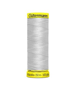 Gütermann Maraflex kleur 802 off white is een elastisch naaigaren