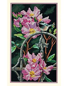 Dimensions borduurpakket vogel en bloemen 70-35268