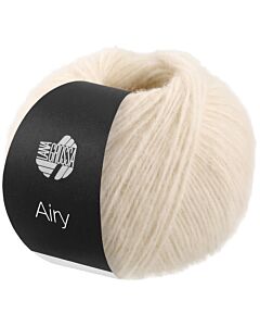 Lana Grossa Airy kleur 10 (zwart)