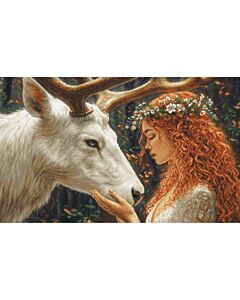 Luca-s borduurpakket welkom bij de kleine cadeau winkel B1429 telpatroon