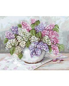  Borduurpakket Lilacs om te borduren van Luca-s  ba2326