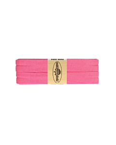 Oaki Doki jersey/tricot biaisband 20mm kl.013 oudroze gevouwen afmeting.
