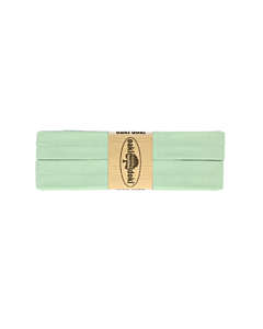 Oaki Doki jersey/tricot biaisband 20mm kl.025 mint gevouwen afmeting.