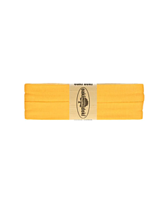 Oaki Doki jersey/tricot biaisband 20mm kl.711 geel gevouwen afmeting.