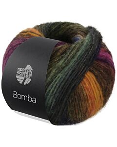 Lana Grossa Bomba kleur (roze/paars/rood)