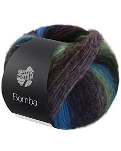 Lana Grossa Bomba kleur 5 (blauw/groen/paars