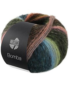 Lana Grossa Bomba kleur 7 (groen/blauw/oranje