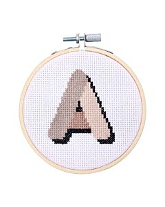 Borduurpakket alfabet van Rico Design 100124