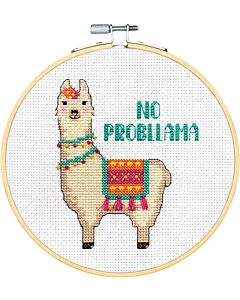 Borduurpakket alpaca van Dimensions  72-76111 om te borduren