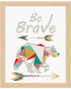 Borduurpakket Be Brave van Vervaco pn-0164121 
