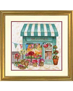 Borduurpakket bloemenwinkel van Dimensions 70-35401 borduren