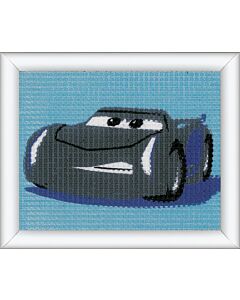 Borduurpakket Cars Jackson Storm Disney voorbedrukt voor kinderen vervaco pn-0167588.