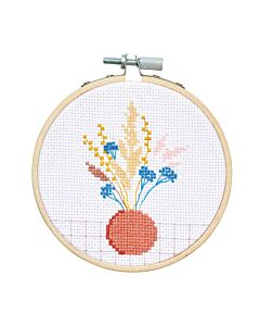 Borduurpakket droogbloemen van rico Design 100126