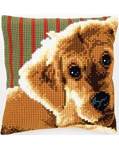 Borduurpakket  Lieve pup vervaco pn-0158555 kruissteekkussen