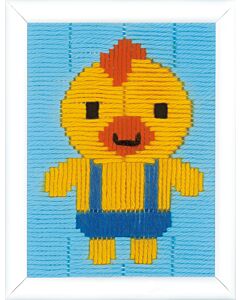 Borduurpakket  spansteek Eendje voor kinderen  vervaco pn-0163443