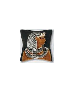 Borduurpakket voorbedrukt kruissteekkussen  egyptische man 