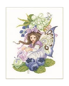 Borduurpakket Maria v Scharrenburg bosbesmeisje van lanarte